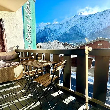 Appartement Vue Montblanc 5mn Piste1 Les Houches
